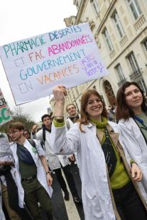 Le 21 novembre dernier, les étudiants et pharmaciens s'étaient mobilisé dans une dizaine de villes