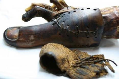 La prothèse conservée au musée du Caire