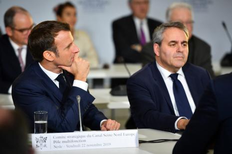 Macron et Bertrand en 2019