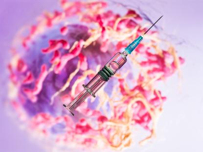 Le vaccin thérapeutique vise le double processus – reconnaissance d’une sélection de néoantigènes spécifiques et signal d’alerte